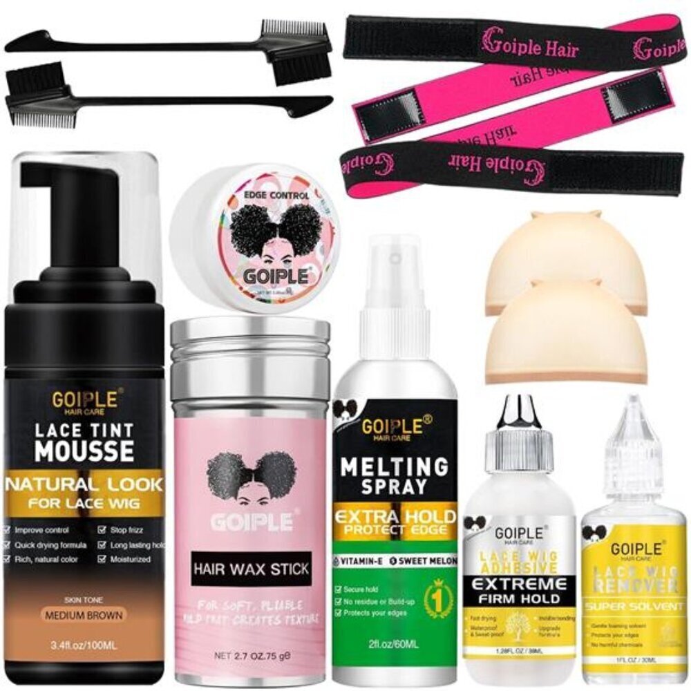 Melting Lace Lace Tint Mousse for Women - Natural Finishing Color on Wigs